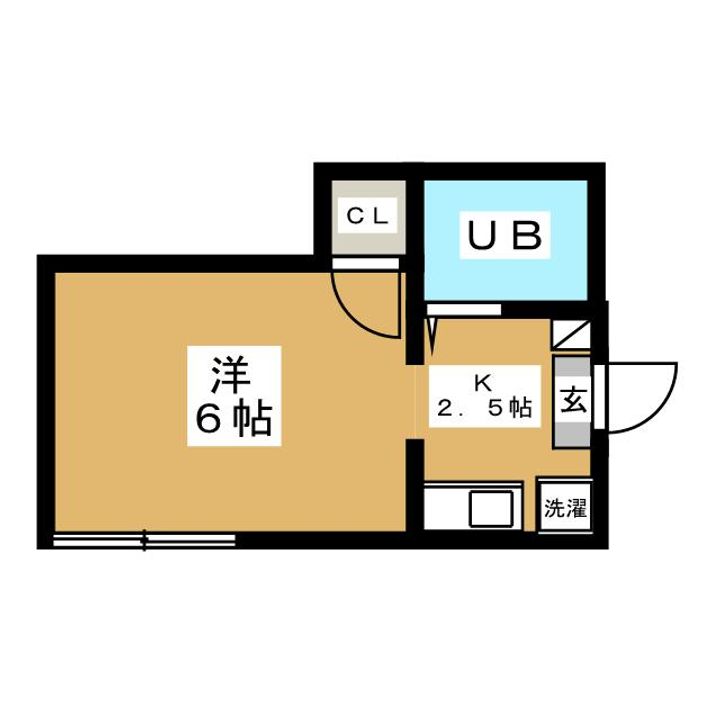 東京都杉並区和田3(アパート)の賃貸物件の間取り