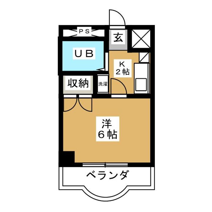 NPハイツの間取り