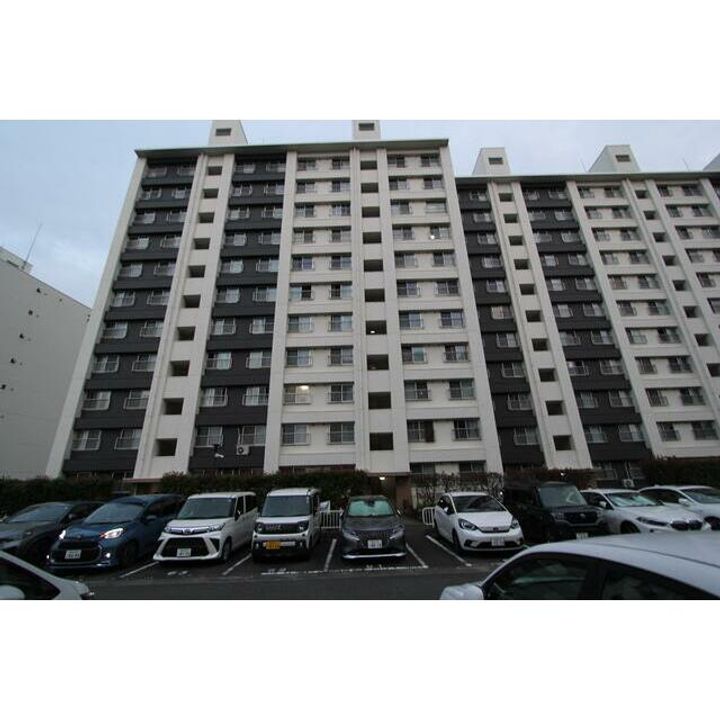 県ドリームハイツ 8号棟の外観