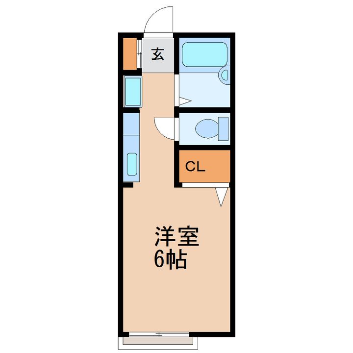 洋風ハイツの間取り