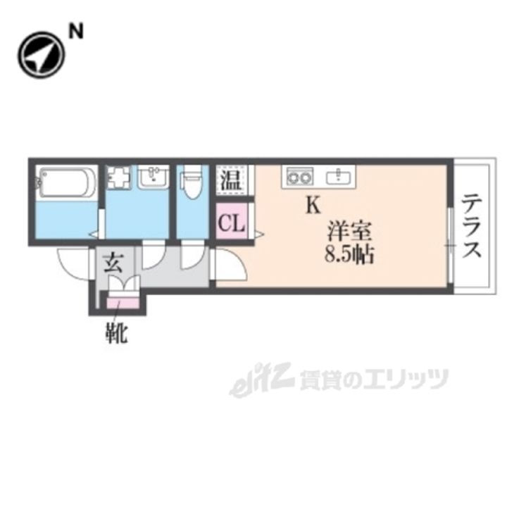 アート徳庵の間取り