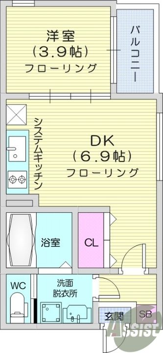 GREEN ACE 2の間取り