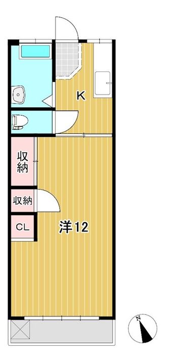 平野アパートの間取り