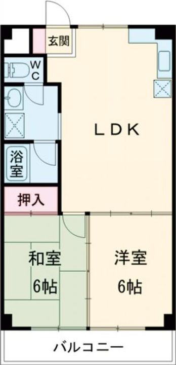 Fコーポの間取り