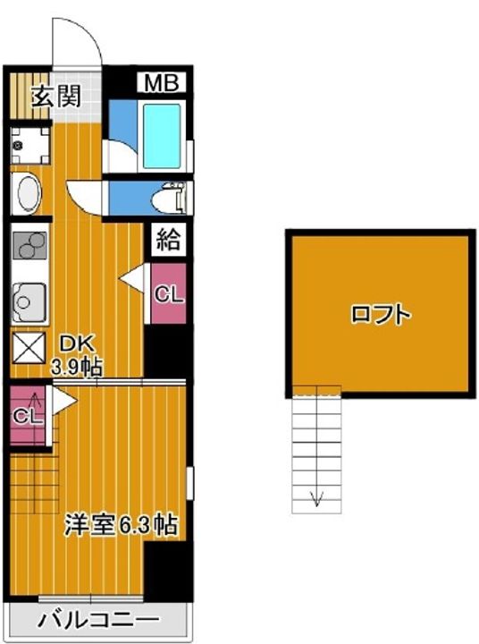 オルフェアIII番館の間取り