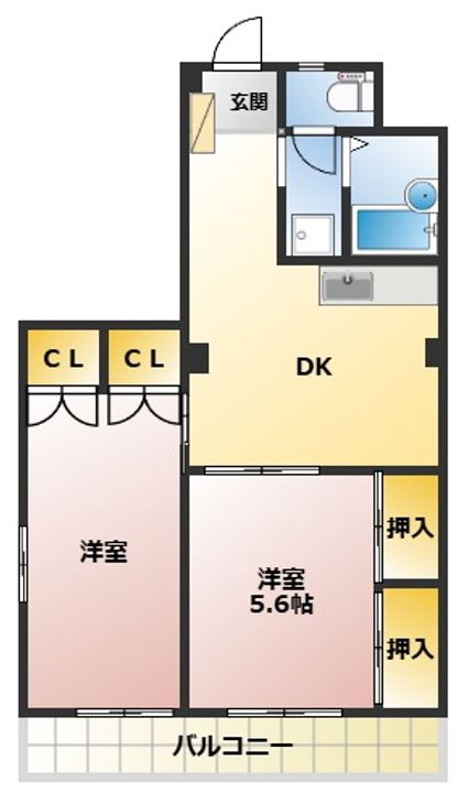 コートヒルズの間取り