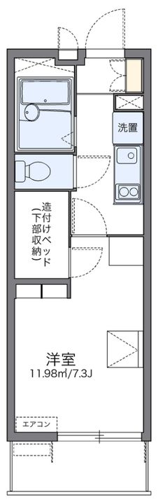 愛知県名古屋市緑区熊の前1(マンション)の賃貸物件の間取り