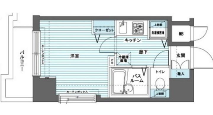 東京都中央区日本橋蛎殻町1(マンション)の賃貸物件の間取り