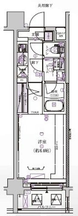 メインステージ菊川IIの間取り