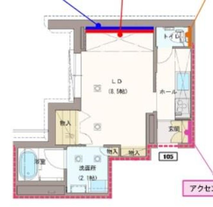 仮称 神通町 シャーメゾンの間取り