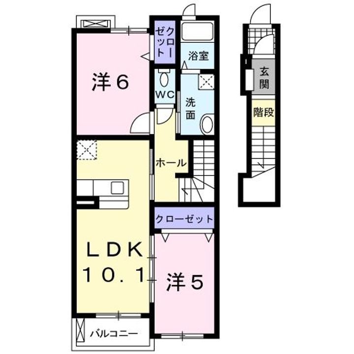 サウス・ヴォーネンの間取り