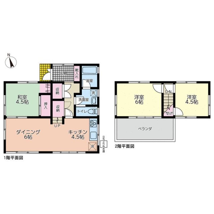 神奈川県横浜市戸塚区俣野町(一戸建)の賃貸物件の間取り