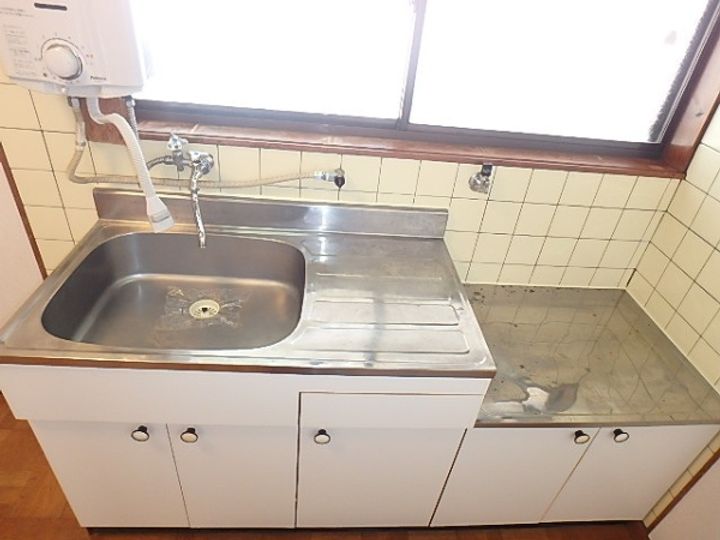 茨城県水戸市笠原町(アパート)の賃貸物件のキッチン