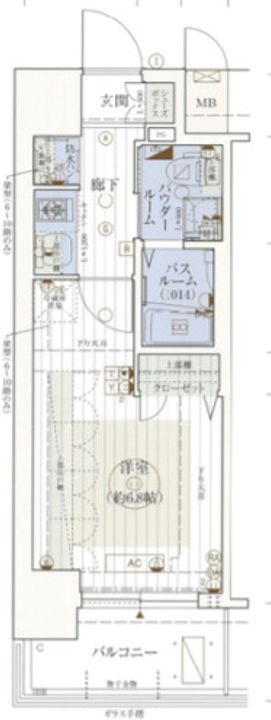 エステムコート梅田・天神橋IIIアヴァンテの間取り