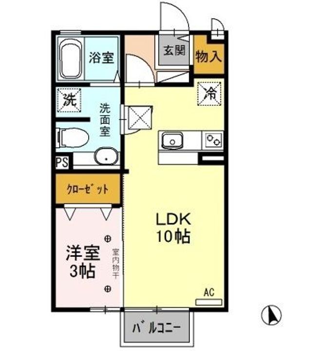 グランソシエ Bの間取り