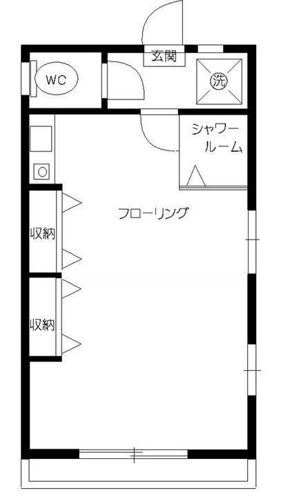 兵庫県神戸市東灘区本庄町1(アパート)の賃貸物件の間取り