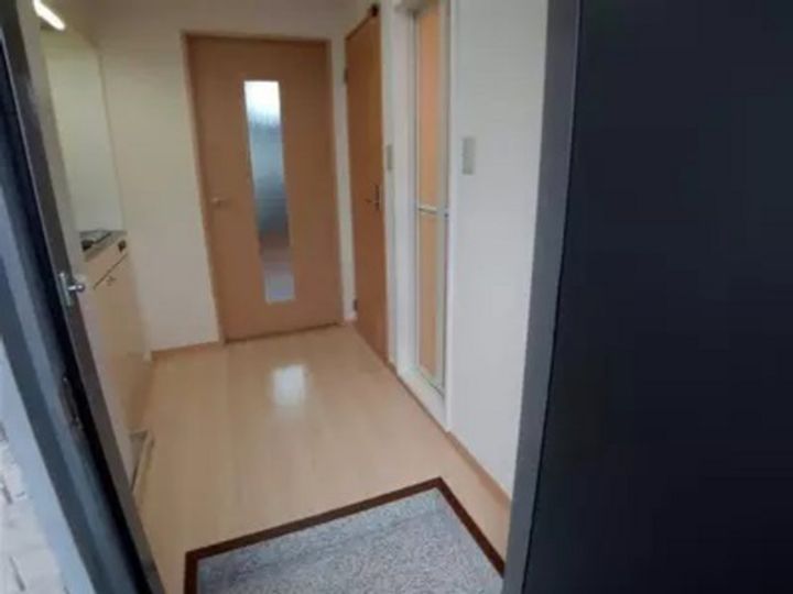 岡山県岡山市中区国富(マンション)の賃貸物件の玄関