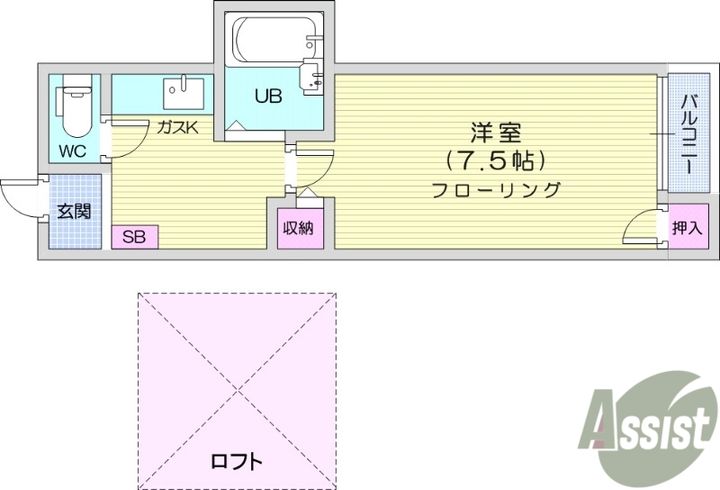 Roissy DECOの間取り