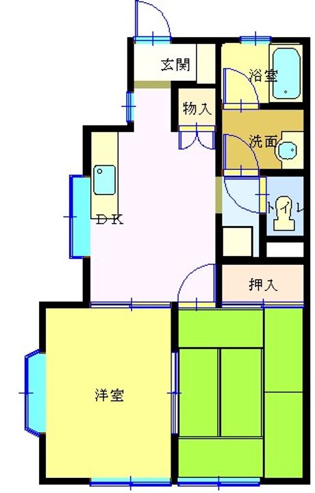 YSコーポの間取り