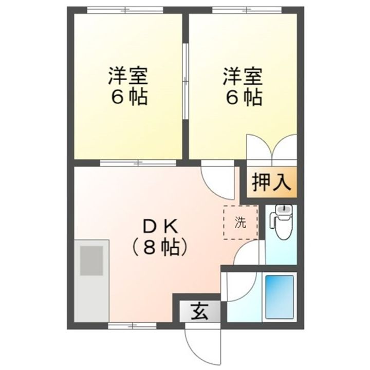 ルミネハイツ小原の間取り