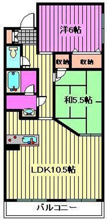 埼玉県さいたま市大宮区東町1(マンション)の賃貸物件の間取り