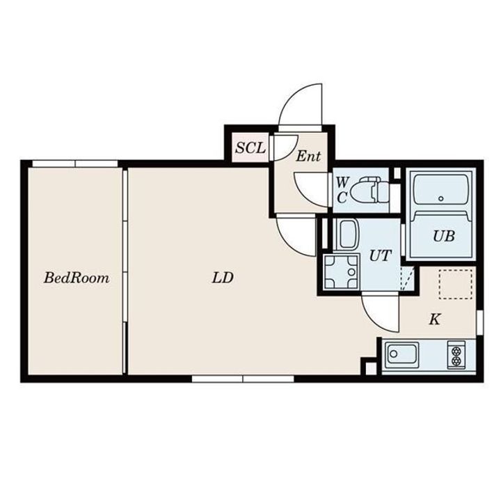 東京都品川区西品川3(マンション)の賃貸物件の間取り