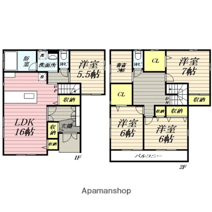 神奈川県小田原市矢作(一戸建)の賃貸物件の間取り