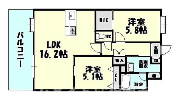 グランシャリオ空港東の間取り