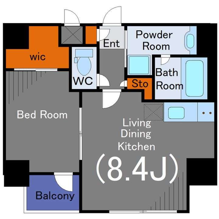 ペオニア月島の間取り