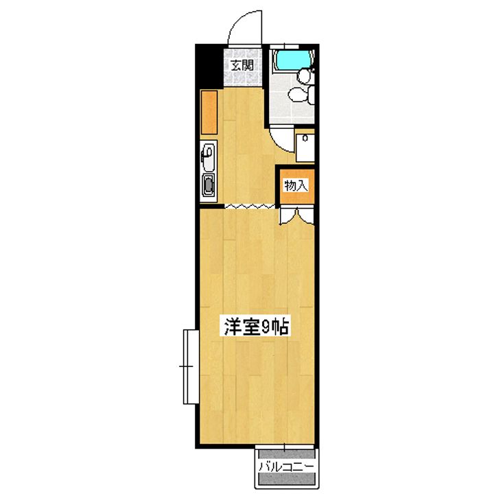 栃木県宇都宮市宝木本町(アパート)の賃貸物件の間取り