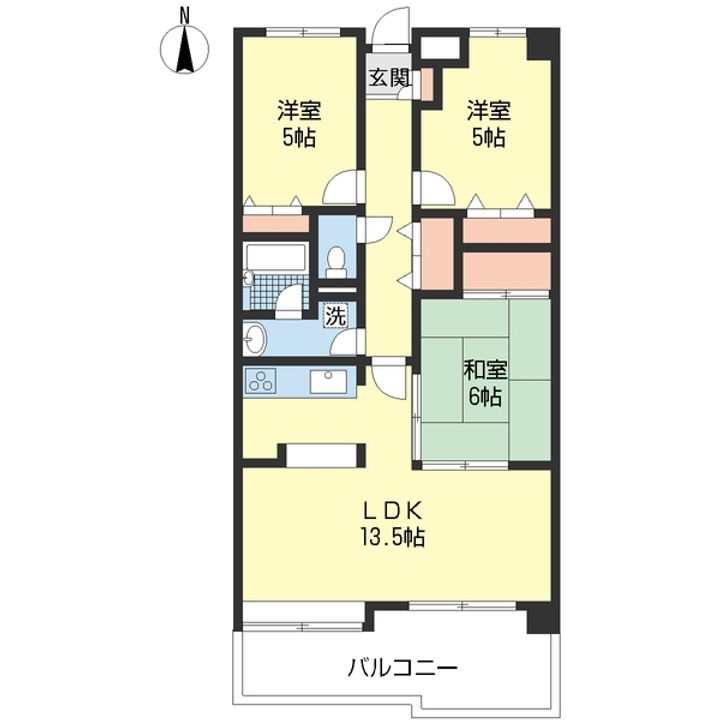 ロイヤルパレス長町南IIIの間取り