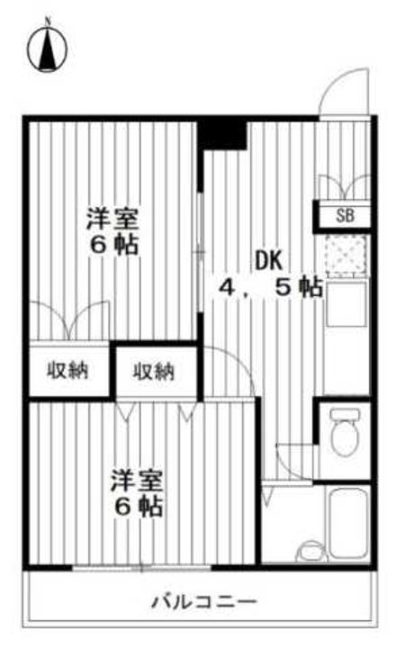 美久仁マンションの間取り