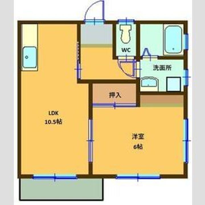 アズールヴィラの間取り