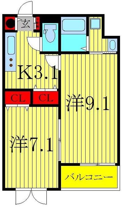 ラフレシールIIの間取り