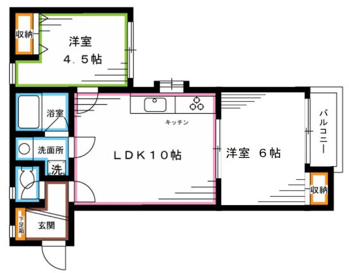 エーエスホームズVの間取り