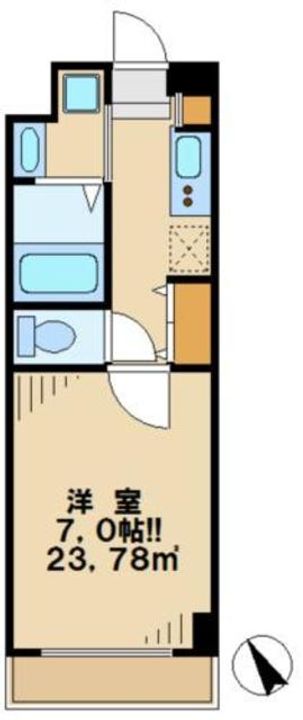 リジェールせきばの間取り