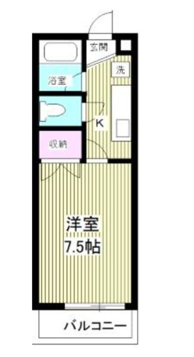 第1ビューラー方南の間取り