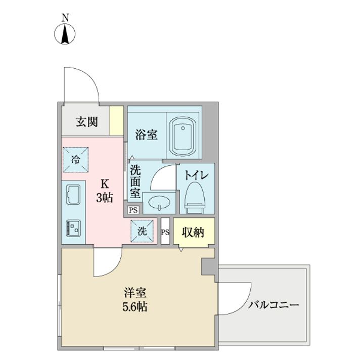 GSカーム北糀谷IIIの間取り