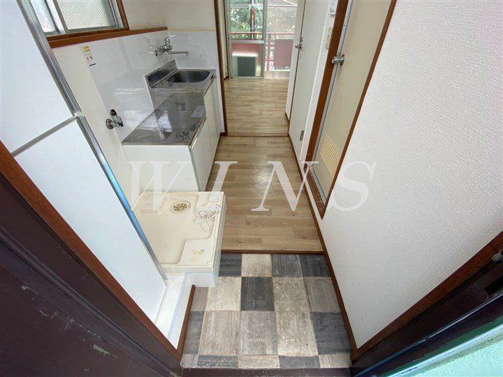 神奈川県川崎市多摩区三田1の賃貸マンションの玄関