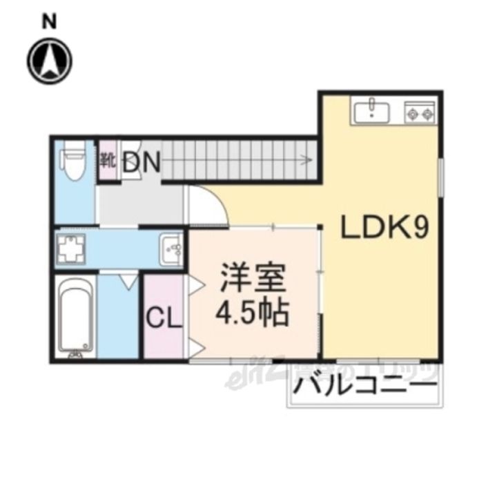 ソレイユビセレクト法蓮町2の間取り