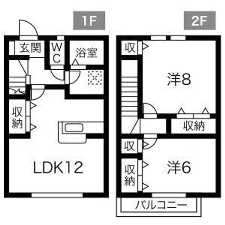 リーズ・アクトの間取り