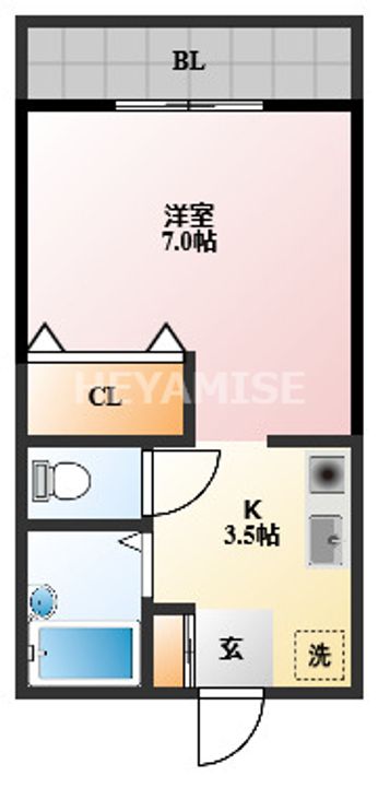 ハニーコームの間取り