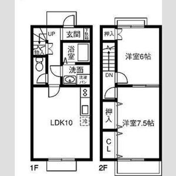愛知県名古屋市瑞穂区陽明町1(一戸建)の賃貸物件の間取り