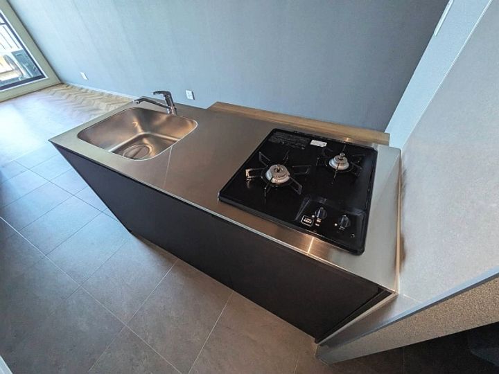 大阪府柏原市田辺1(アパート)の賃貸物件のキッチン