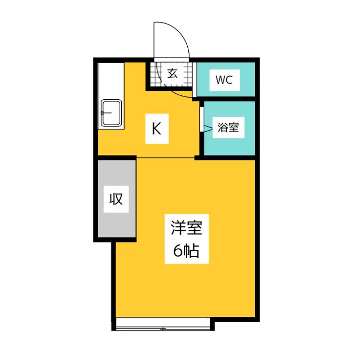 カルチェラタンの間取り