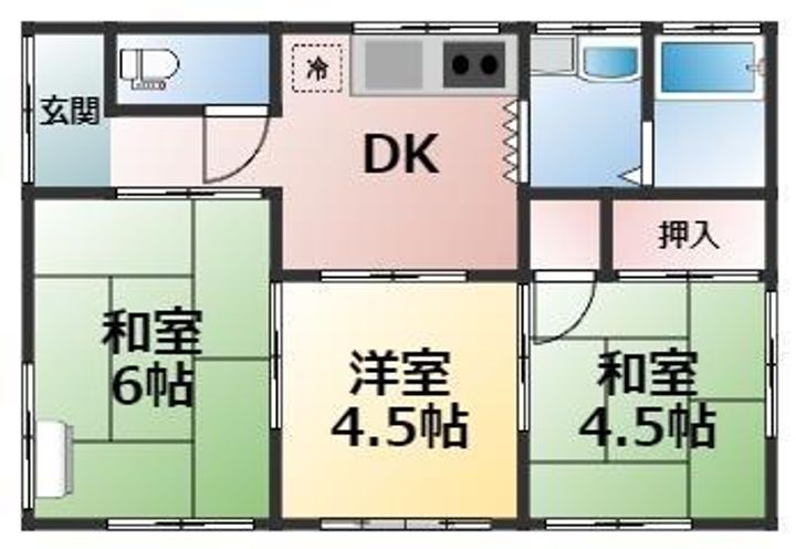群馬県高崎市菅谷町(一戸建)の賃貸物件の間取り