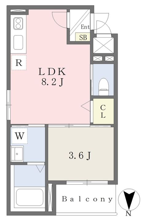 大阪府東大阪市新池島町1(アパート)の賃貸物件の間取り