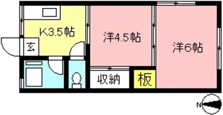 猪方ハウスの間取り