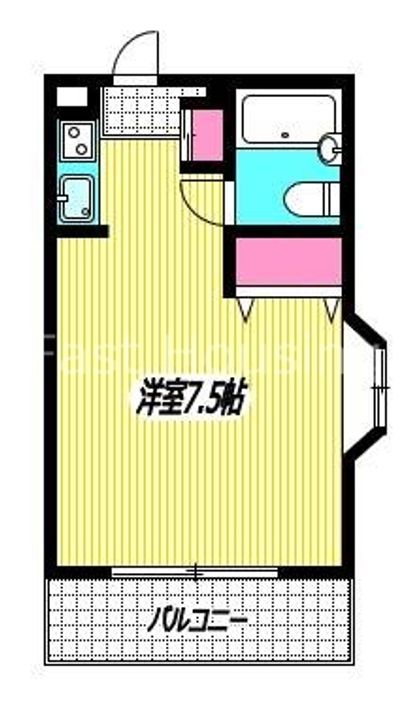 東京都中野区弥生町1(マンション)の賃貸物件の間取り