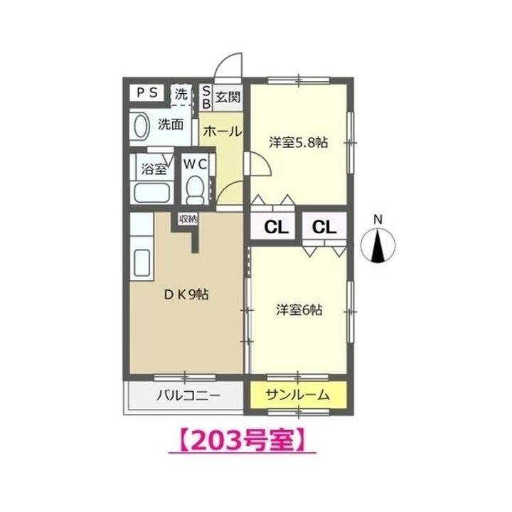 M・ラッセンの間取り